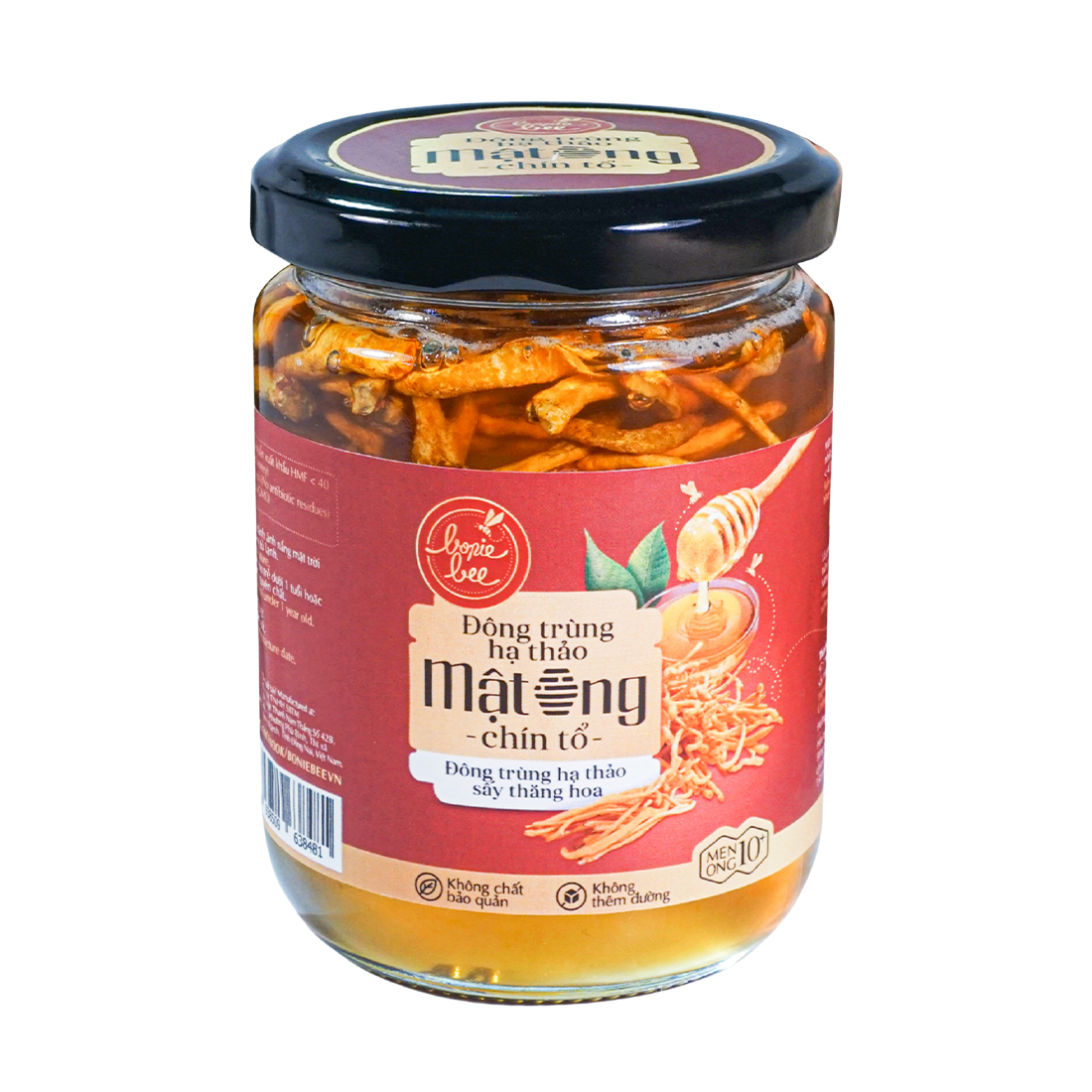 Đông trùng hạ thảo mật ong chín tổ Bonie Bee (hộp 250g)